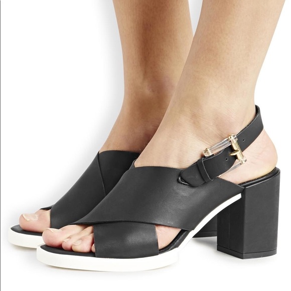 Miista Deliliah Chunky Heeled Sandals - Picture 1 of 12